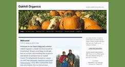 Desktop Screenshot of oakhillorganics.com